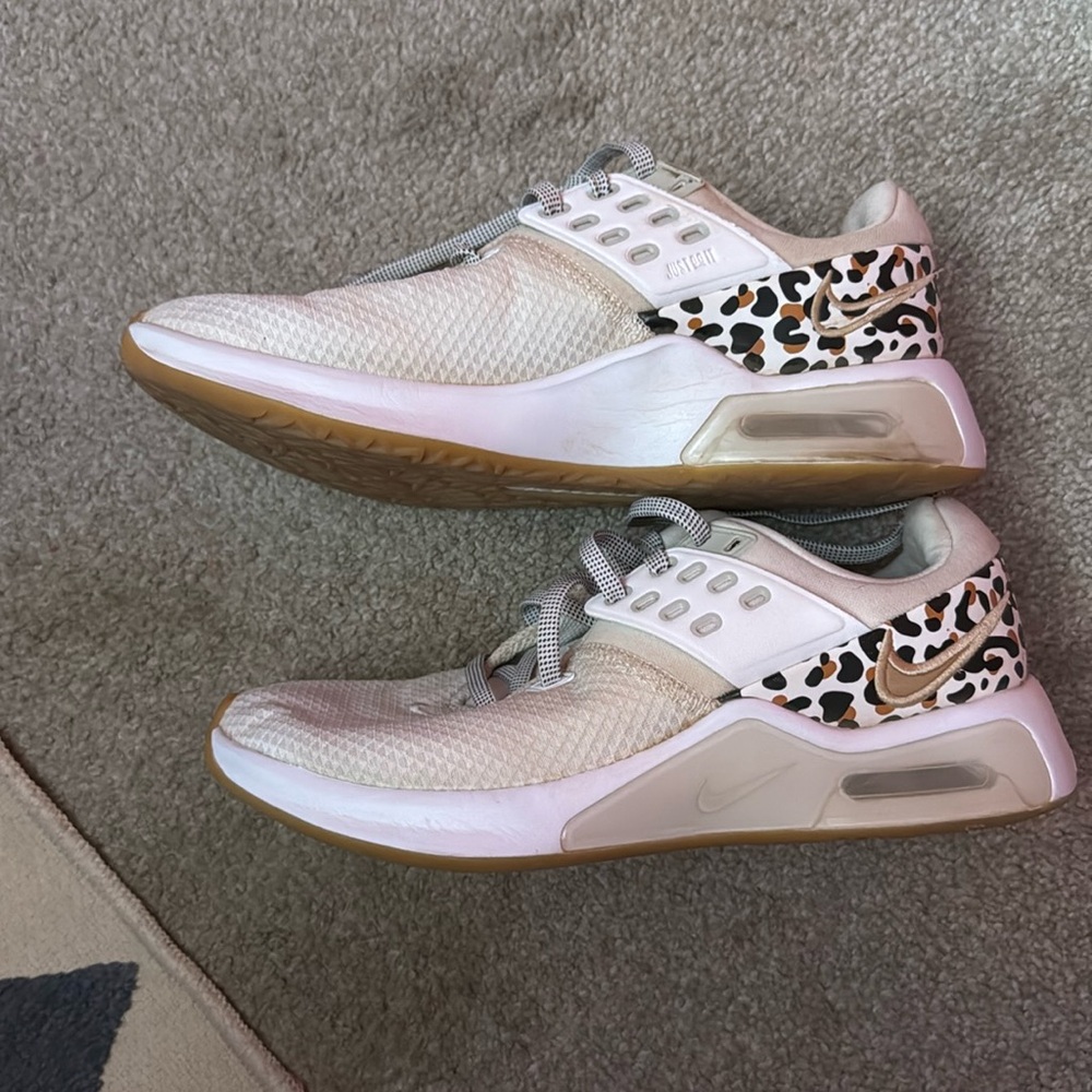 Leopard print Nike air maxes